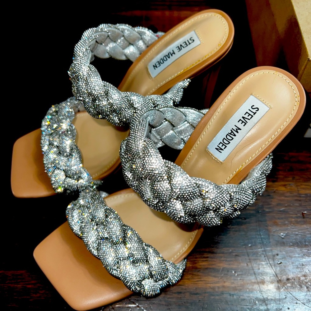 Steve Madden Kenley Rhinestone Heels
